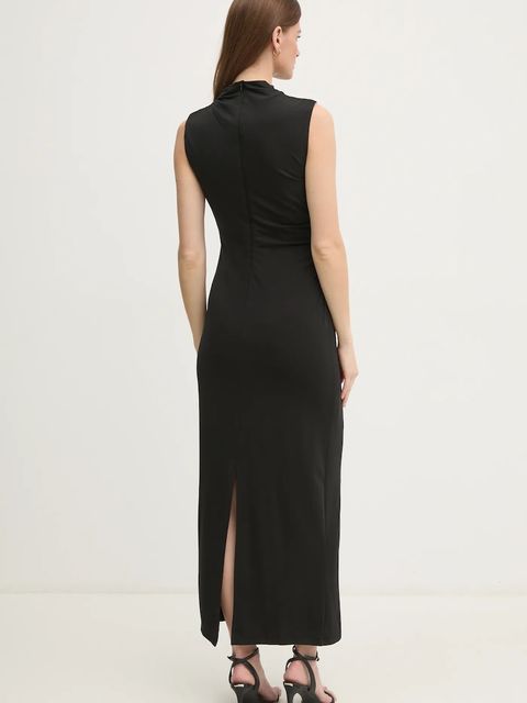 OUI sukienka kolor czarny maxi oversize 89815 - zdjęcie produktu nr 2