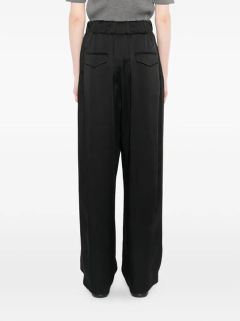Jil Sander satin trousers - Black
