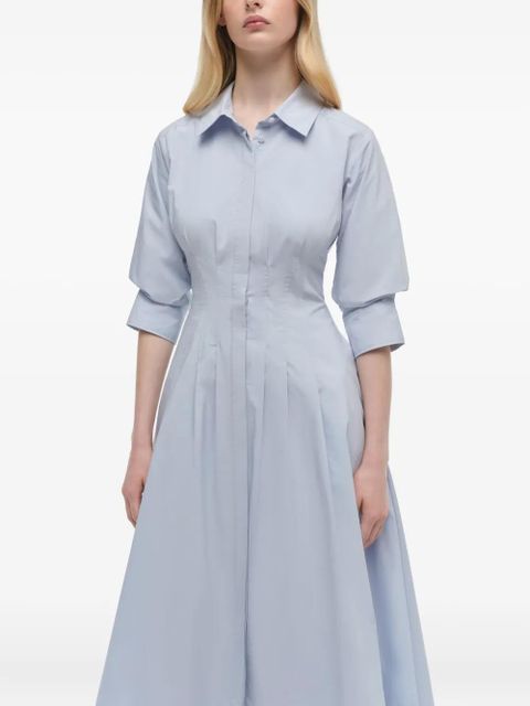 Simkhai Jazz pleated midi dress - Blue