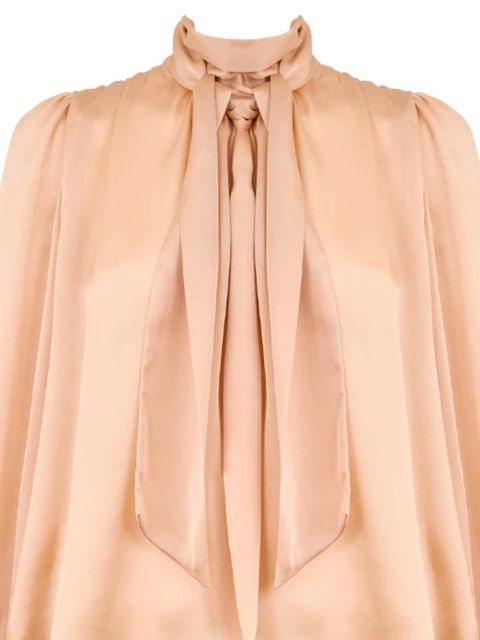 Ulla Johnson Ornament tie-neck blouse - Neutrals