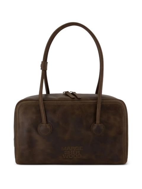 Marge Sherwood Boston top-handle calfskin shoulder bag - Brown - zdjęcie produktu nr 1