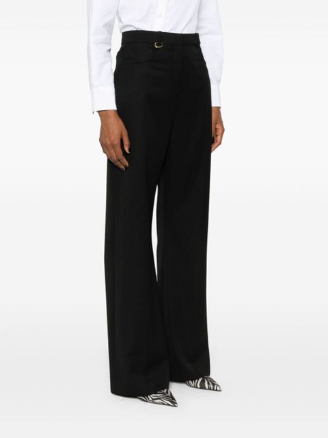 Jacquemus Le Pantalon Sauge flared trousers - Black