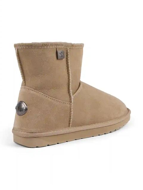 Emu Australia śniegowce zamszowe Platinum Stinger Slim Mini kolor beżowy WP20003
