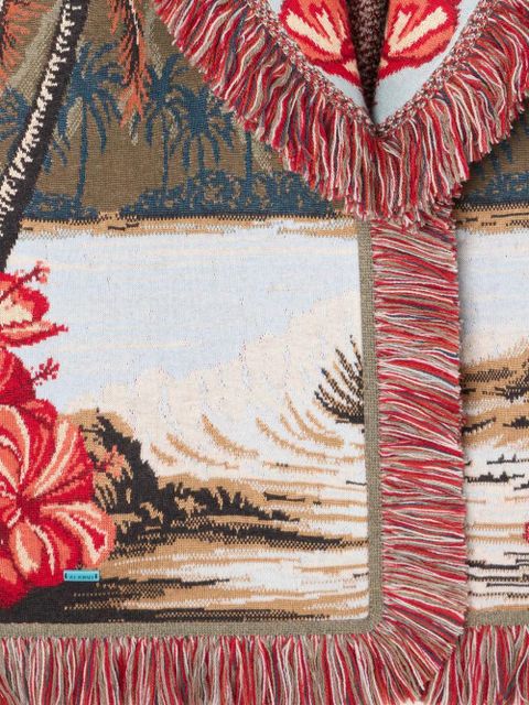 Alanui Hidden Bay fringed cardigan - Blue - zdjęcie produktu nr 2