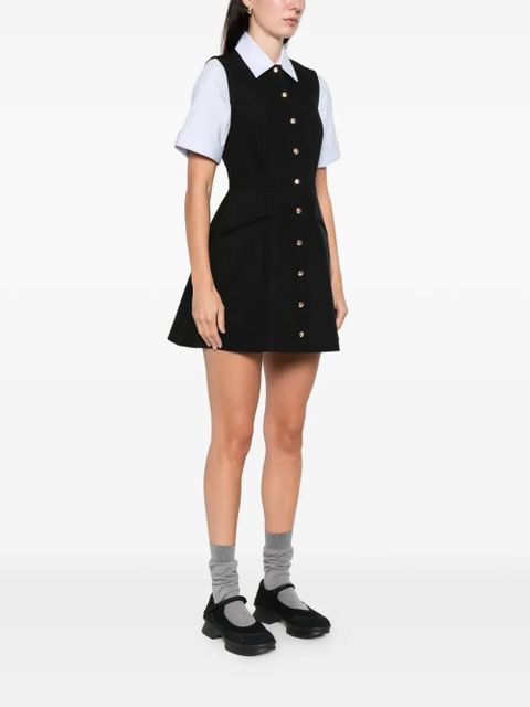 SANDRO button short day dress - Black