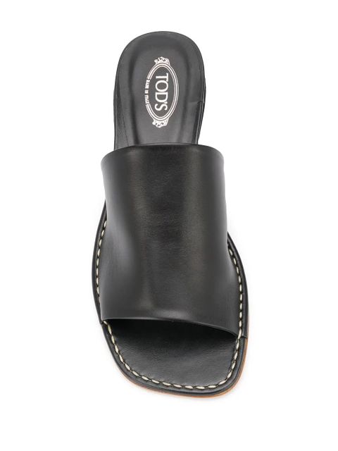 Tod's leather sandals - Black