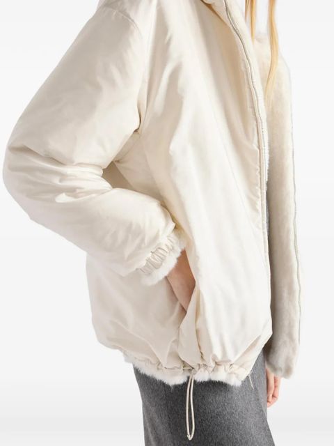 Prada reversible hooded jacket - Neutrals