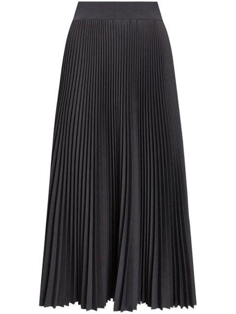 Dolce & Gabbana plissé-effect midi skirt - Black - zdjęcie produktu nr 1