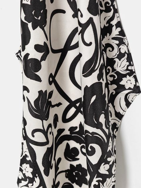 Liu Jo chusta damska kolor czarny wzorzysta 2A6061 T2745 - zdjęcie produktu nr 2