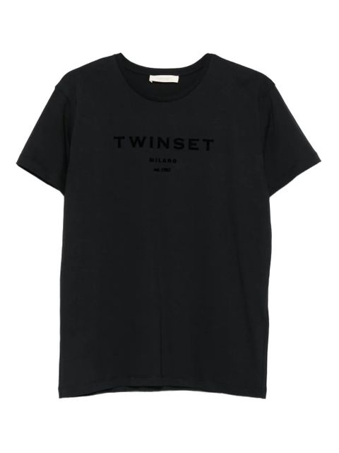 TWINSET logo-detail T-shirt - Black - zdjęcie produktu nr 1