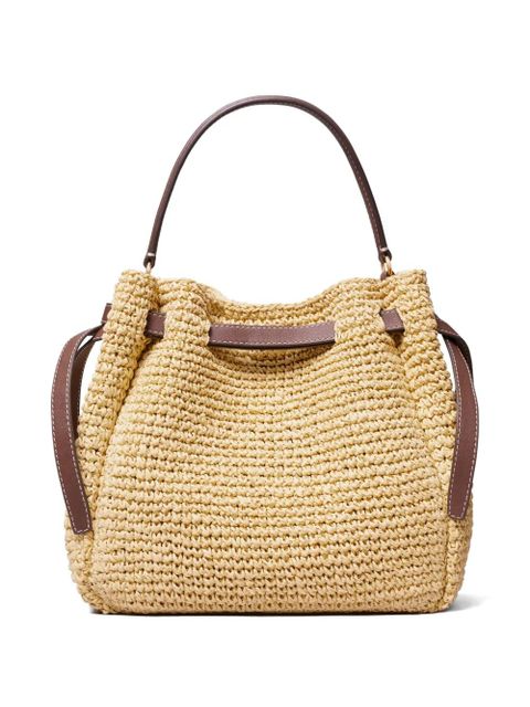 Tory Burch Romy woven bucket bag - Neutrals