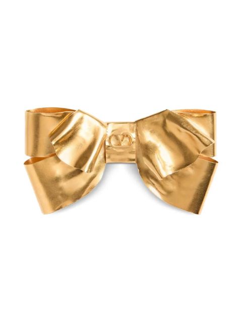 Valentino Garavani Trop Chou bow brooch - Gold