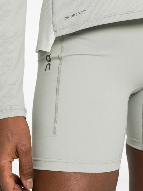 On Running logo-print performance short - Green