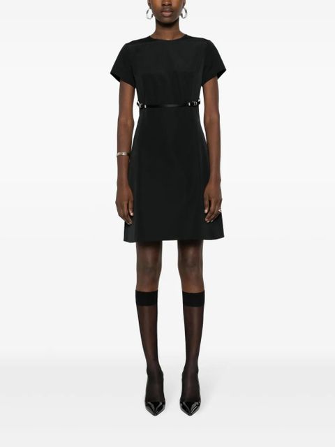Givenchy Voyou belted mini dress - Black