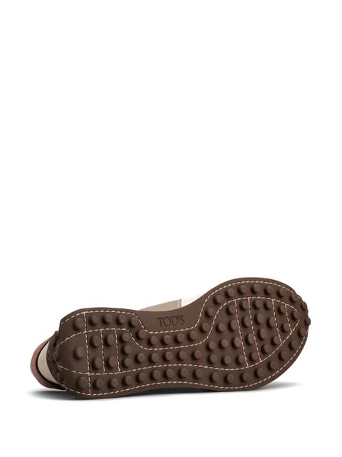 Tod's suede-trimmed sneakers - White