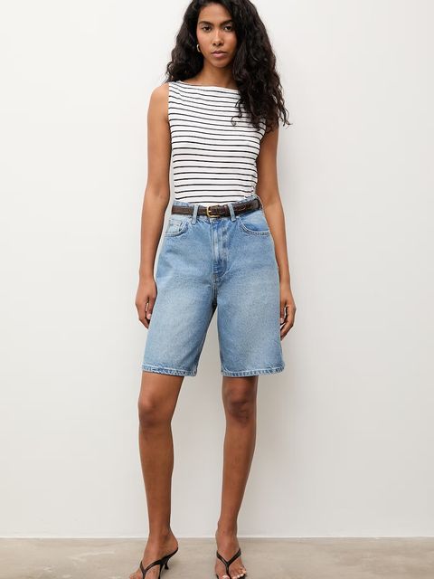 Answear.LAB bermudy damskie jeansowe - zdjęcie produktu nr 1