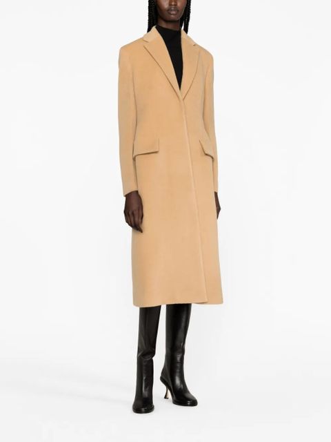Jil Sander virgin-wool single-breasted coat - Neutrals