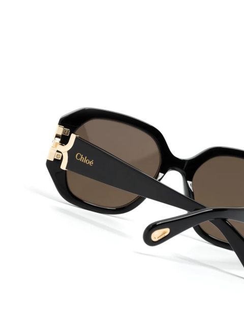 Chloé Eyewear Marcie oversize-frame sunglasses - Black