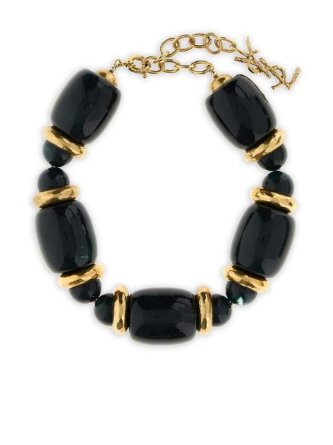 Saint Laurent beaded necklace - Black - zdjęcie produktu nr 1