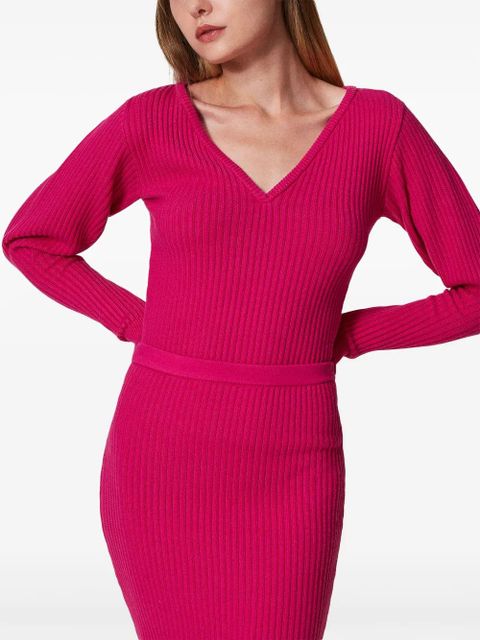 TWINSET fitted rib-knit jumper - Pink - zdjęcie produktu nr 2
