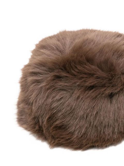 The Frankie Shop faux-fur hat - Brown - zdjęcie produktu nr 2