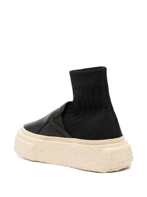 MM6 Maison Margiela 8AX socks sneakers - Black