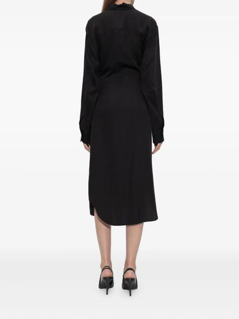 Diesel D-Iletta button knot midi dress - Black