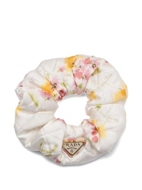 Prada floral-print scrunchie - White - zdjęcie produktu nr 1
