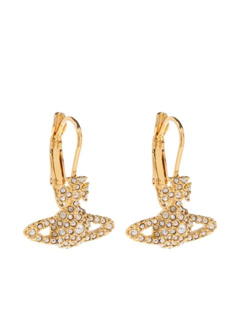 Vivienne Westwood orb crystal earrings - Gold - zdjęcie produktu nr 1