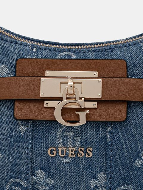 Guess torebka GREYSON kolor niebieski HWDG92 06180