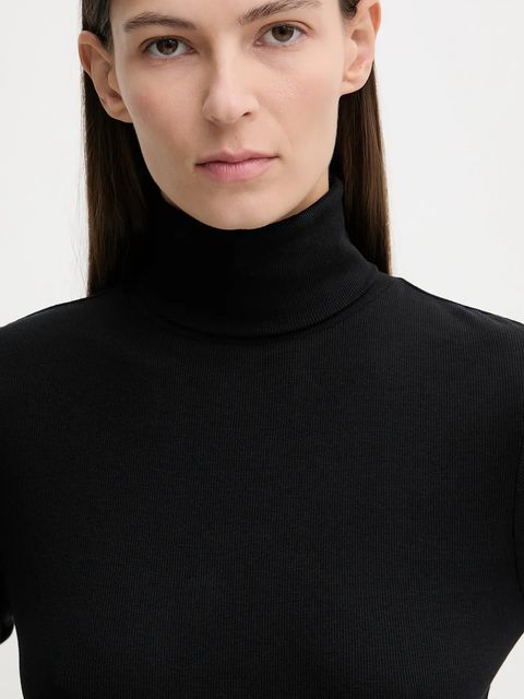 Marc O'Polo longsleeve kolor czarny z golfem 5000007490