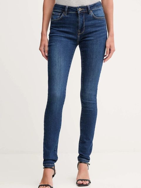 Pepe Jeans jeansy damskie kolor niebieski PL2047285AB - zdjęcie produktu nr 1