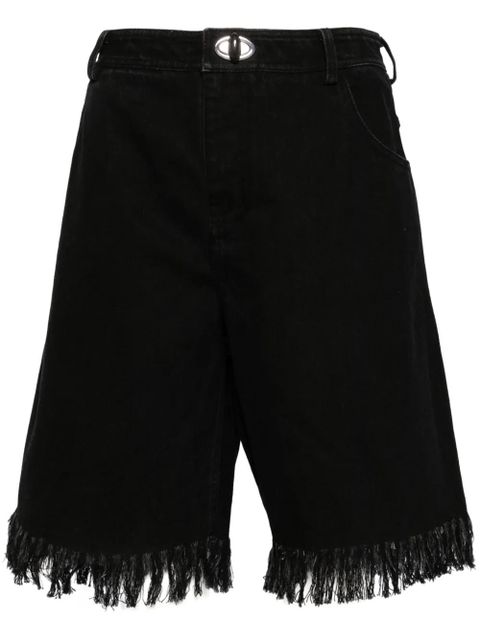 Christopher Esber deconstruct denim jort shorts - Black - zdjęcie produktu nr 1