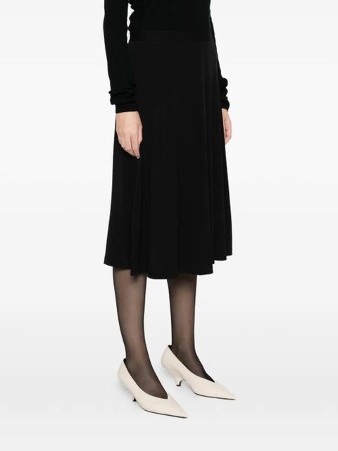 TOTEME fluid midi skirt - Black