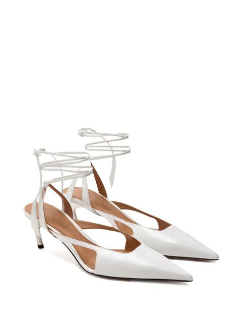 The Attico Diane slingback pumps - White - zdjęcie produktu nr 2