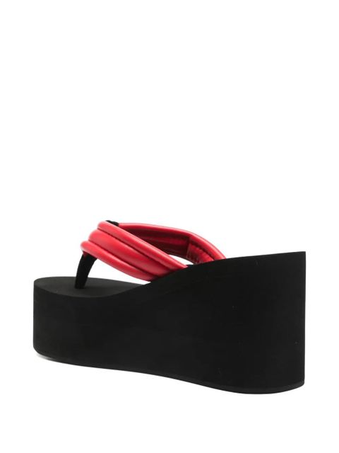 Coperni 95mm platform sandals - Black