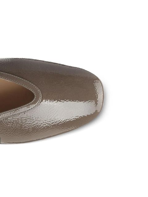 Le Monde Beryl leather ballet flats - Neutrals