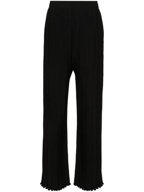 Lanvin plissé wide-leg trousers - Black - zdjęcie produktu nr 1