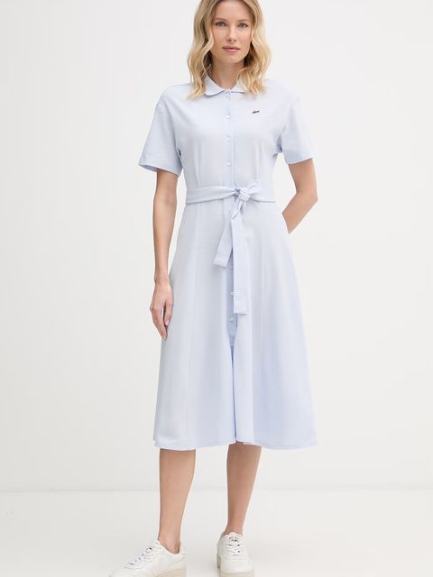 Lacoste sukienka letnia bawełniana - zdjęcie produktu nr 1