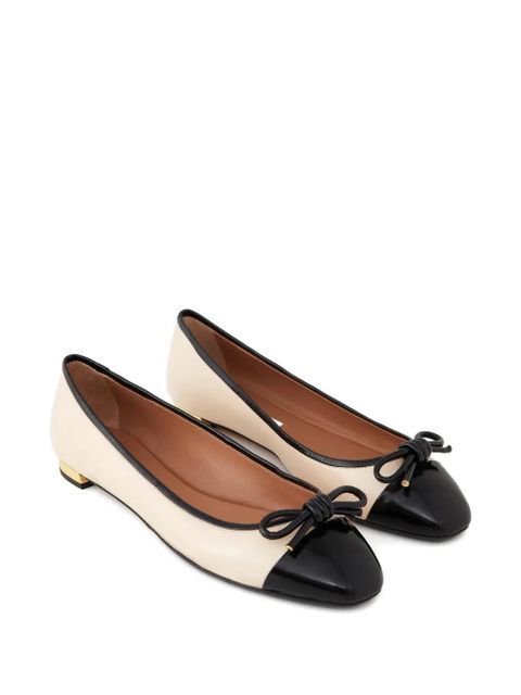 Aquazzura Parisina bow round-toe ballet flats - Neutrals - zdjęcie produktu nr 2