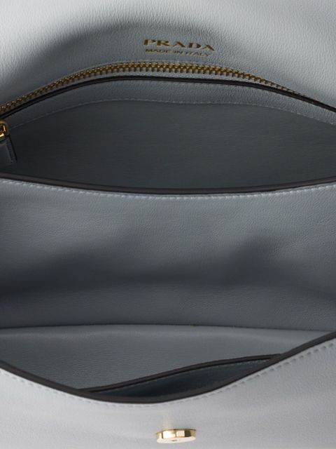 Prada medium Doux shoulder bag - Blue