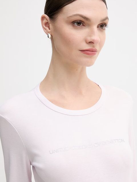 United Colors of Benetton longsleeve bawełniany