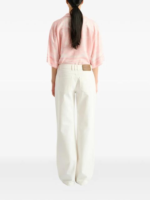 Balmain loose-fit denim jeans - White