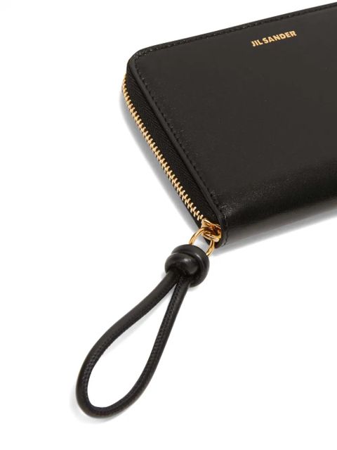 Jil Sander all-around zip leather wallet - Black - zdjęcie produktu nr 2