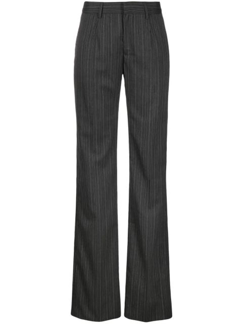 Alessandra Rich pinstriped tailored trousers - Grey - zdjęcie produktu nr 1