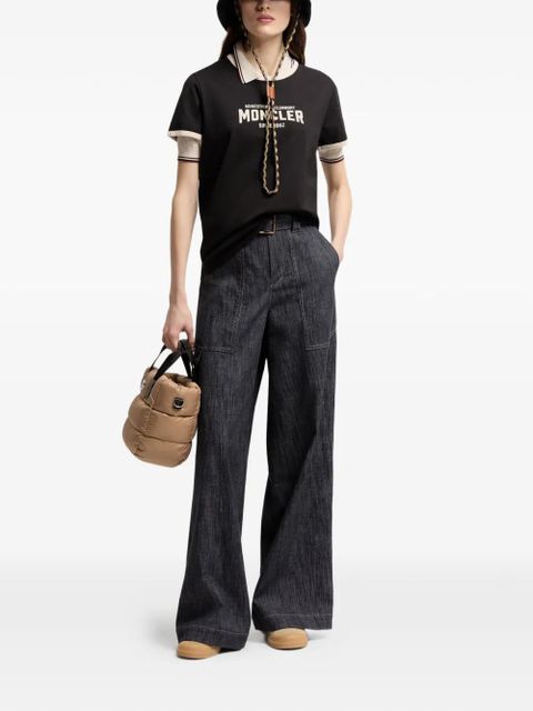 Moncler logo-print T-shirt - Black - zdjęcie produktu nr 2