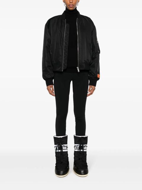 Moncler Grenoble logo-appliqué roll-neck jumper - Black - zdjęcie produktu nr 2