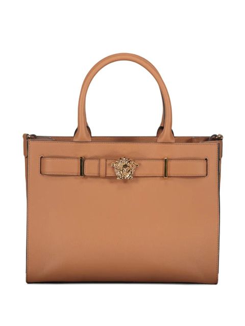 Versace Medusa-buckle leather tote bag - Brown - zdjęcie produktu nr 1