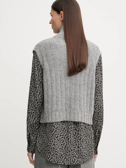 Marc O'Polo kamizelka z dodatkiem wełny damska kolor szary 5000007565 - zdjęcie produktu nr 2