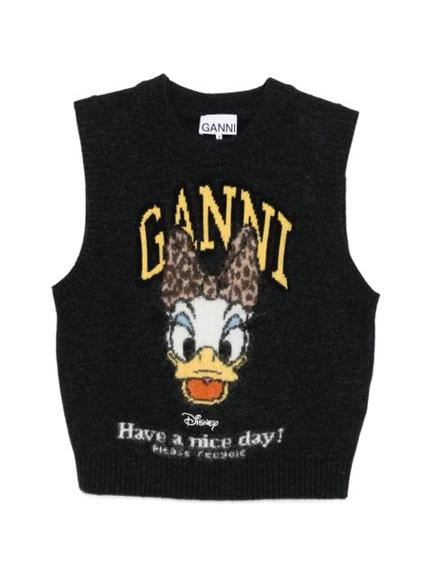 GANNI x Disney crew-neck vest - Grey - zdjęcie produktu nr 1
